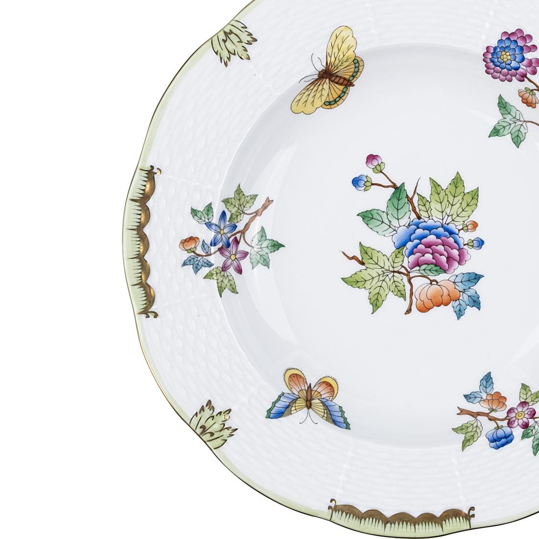 HEREND Çukur Tabağı 23,5cm Queen Victoria Az Desenli