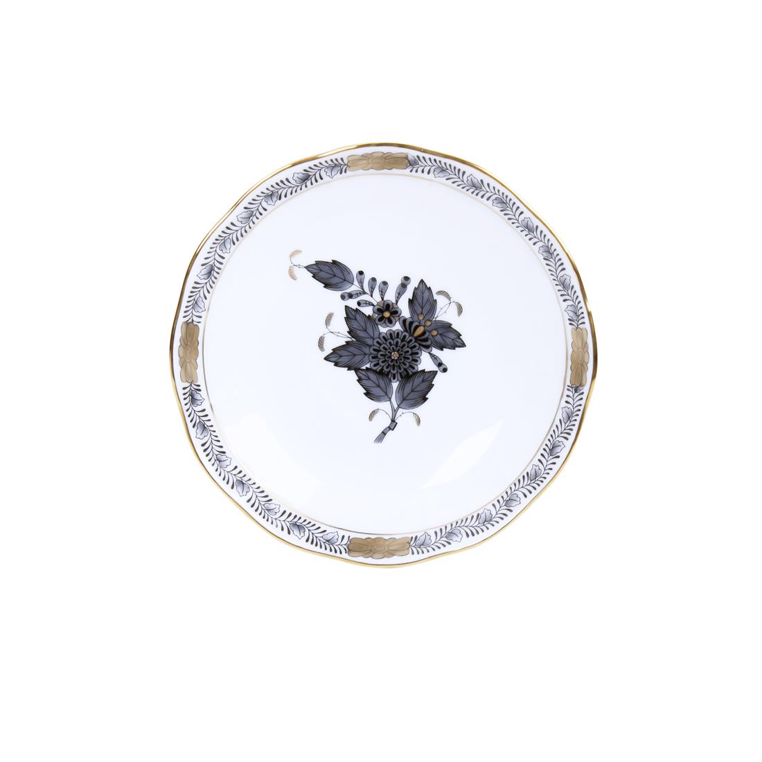 HEREND Kahve Fincanı & Tabağı 110ml Apponyi Siyah