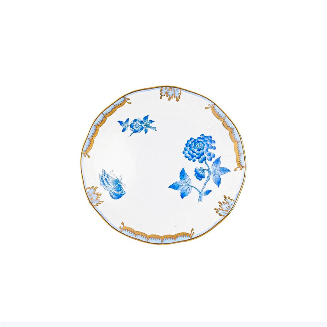 HEREND Kahve Fincanı & Tabağı 110ml Queen Victoria Mavi