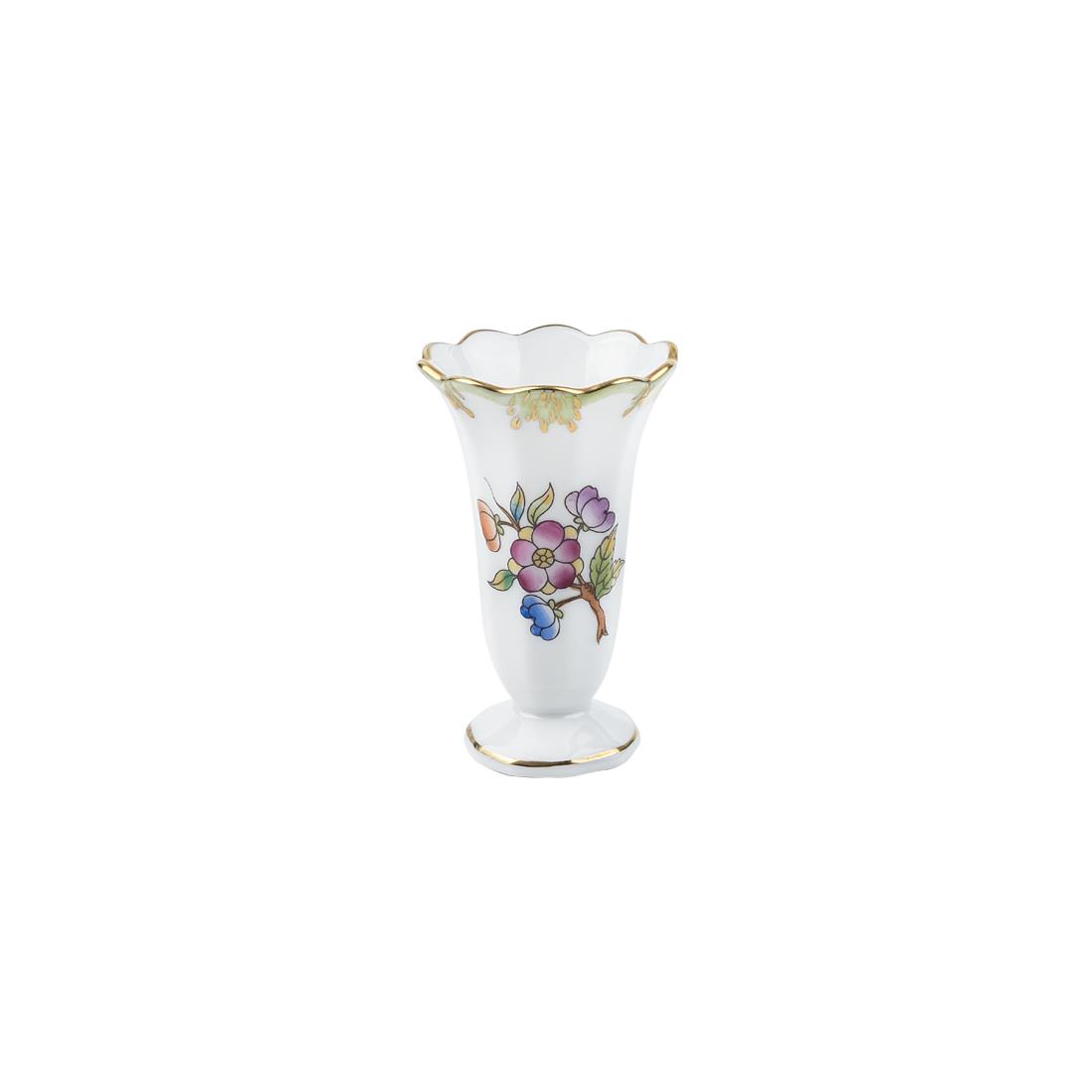 HEREND Mini Vase 6.5cm Queen Victoria Classic Color