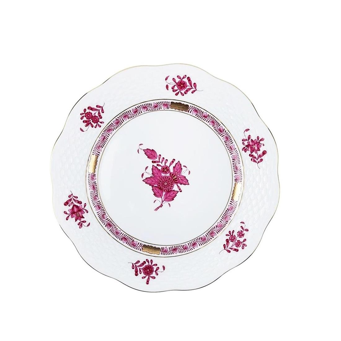 HEREND Pasta Tabağı 19cm Apponyi Pembe