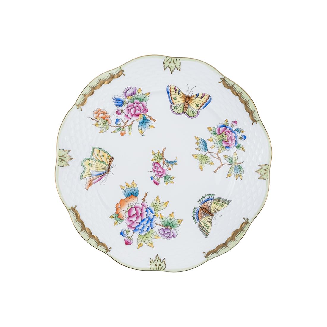 HEREND Pasta Tabağı 19cm Queen Victoria Çok Desenli 