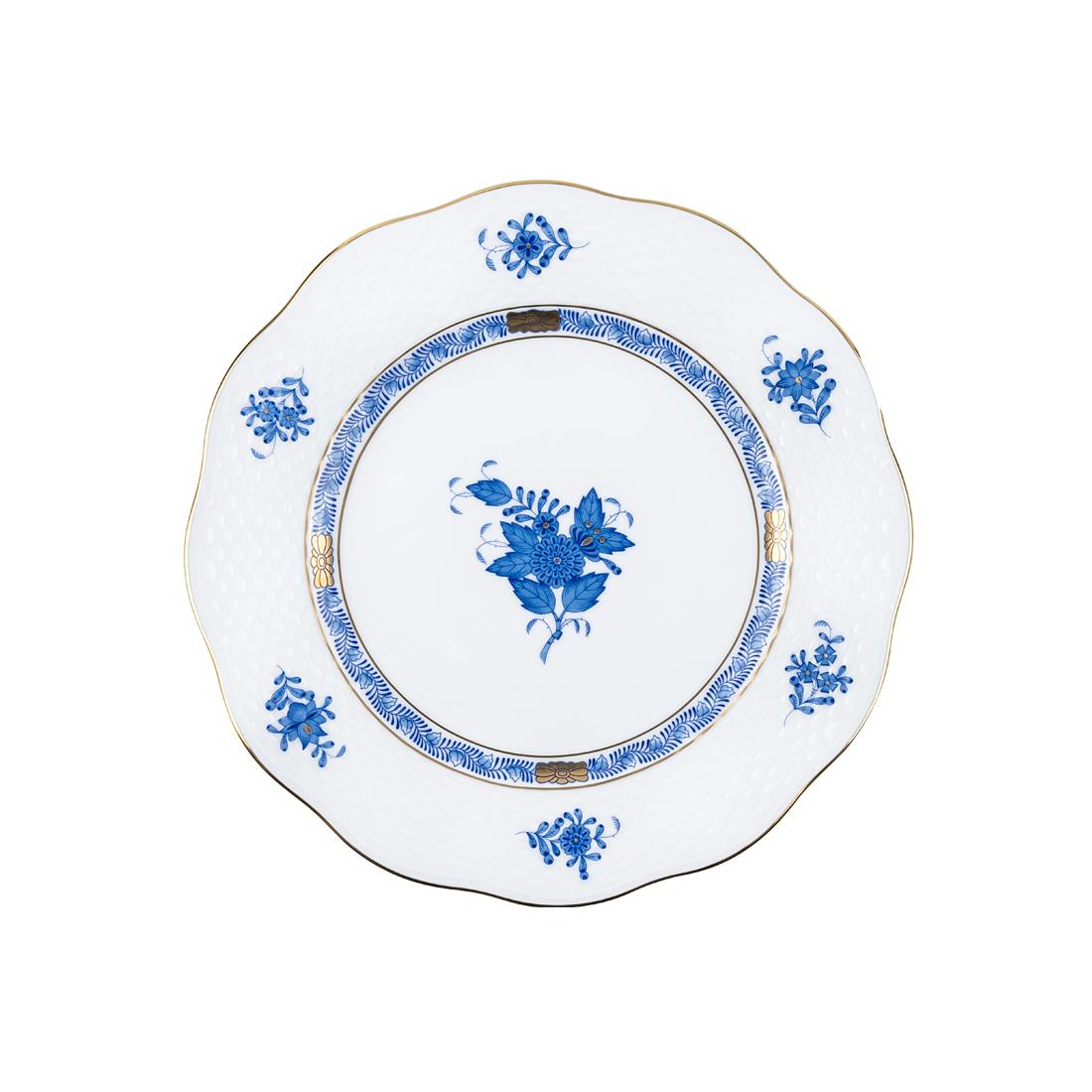 HEREND Pasta Tabağı 21 cm Apponyi Mavi