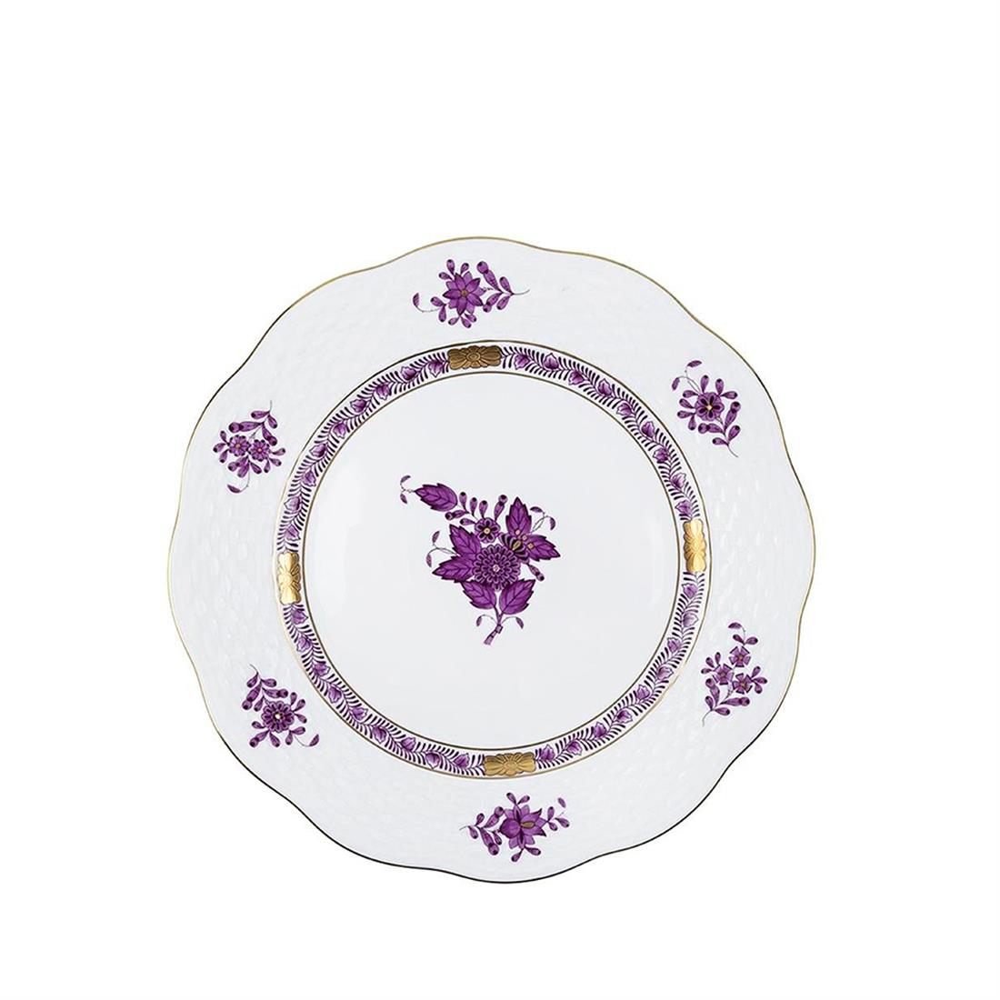 HEREND Dessert Plate 21 cm Apponyi Purple