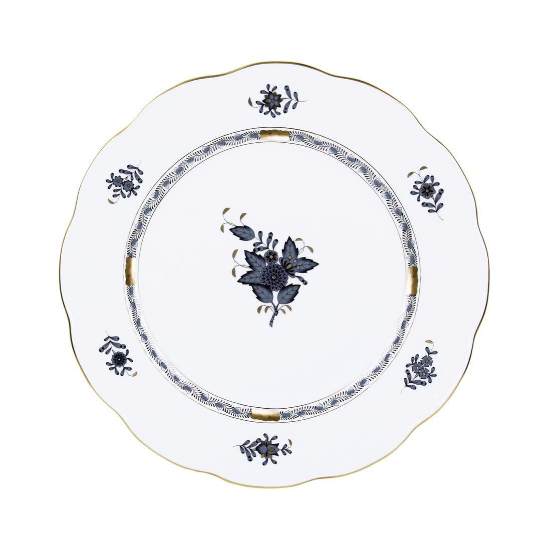 HEREND Servis Tabağı 28,5cm Apponyi SİYAH