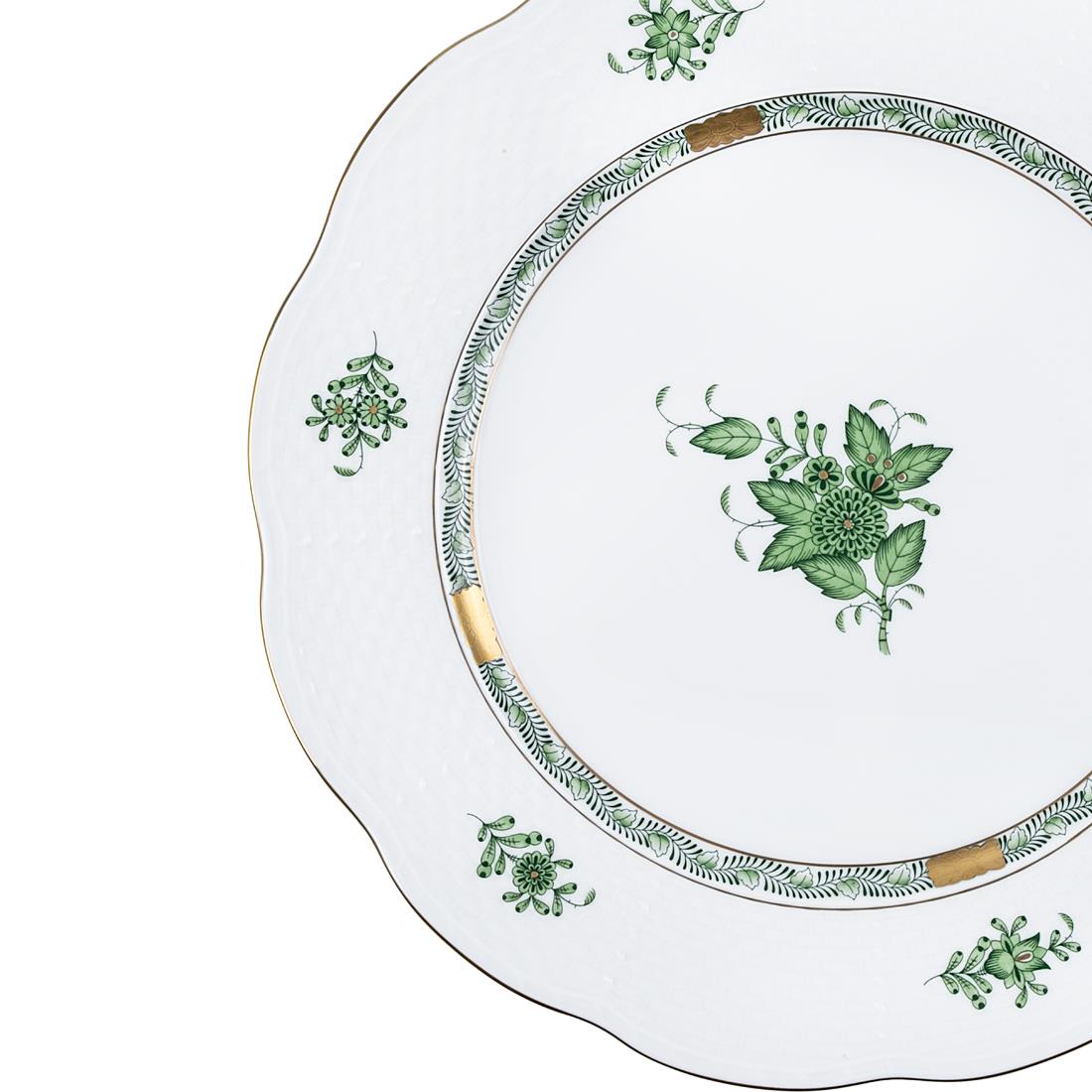 HEREND Servis Tabağı 28,5cm Apponyi Yeşil