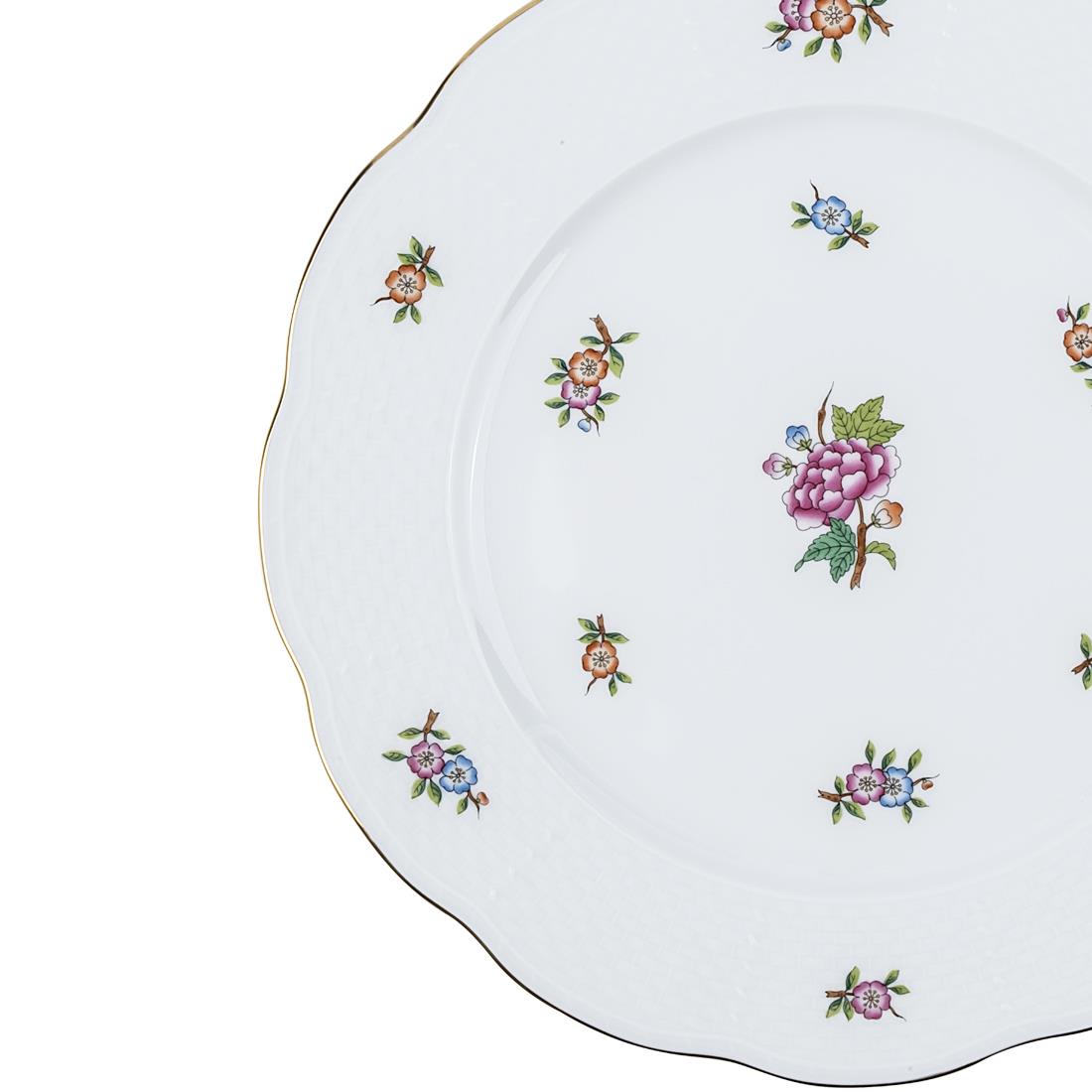 HEREND Service Plate 28,5cm ETON Pink Flower