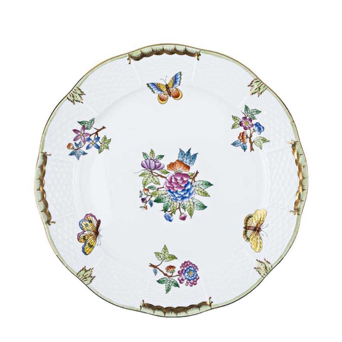 HEREND Servis Tabağı 28,5cm Queen Victoria Az Desenli