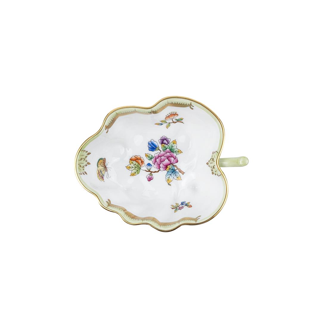 HEREND Yaprak Lokumluk Küçük Queen Victoria Çok Desenli 