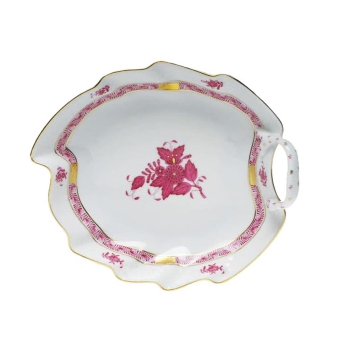 HEREND Yaprak Servislik 24cm Apponyi Pembe