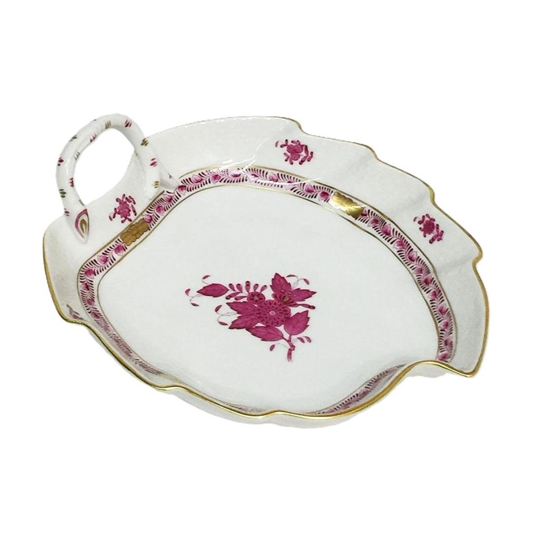 HEREND Yaprak Servislik 24cm Apponyi Pembe