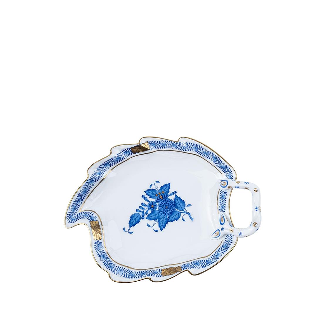 HEREND Yaprak Servislik Küçük Apponyi Mavi
