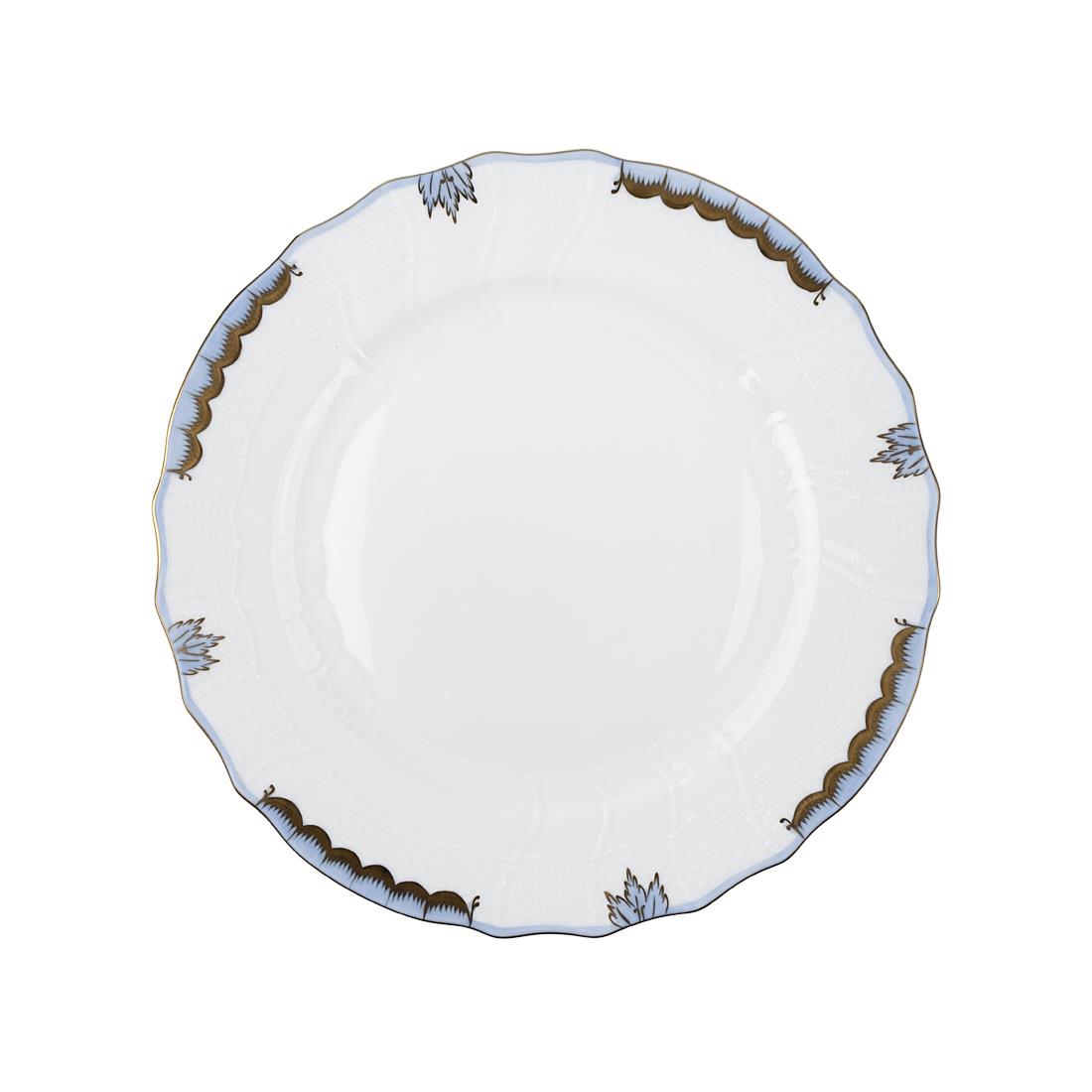 HEREND Yemek Servis Tabağı 25,5 cm Prenses Victoria Mavi