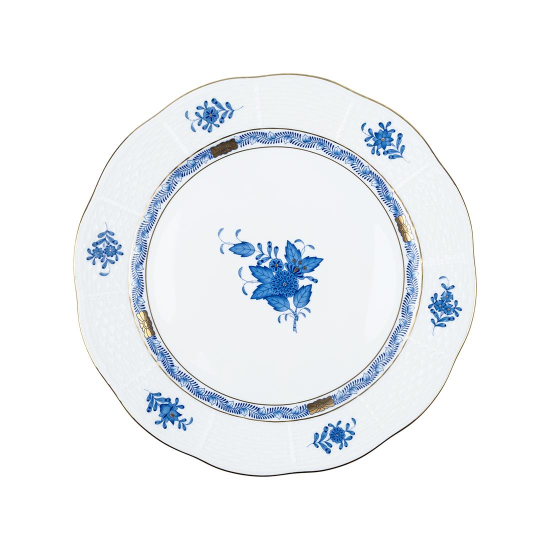 HEREND Yemek Servis Tabağı 25,5cm Apponyi Mavi
