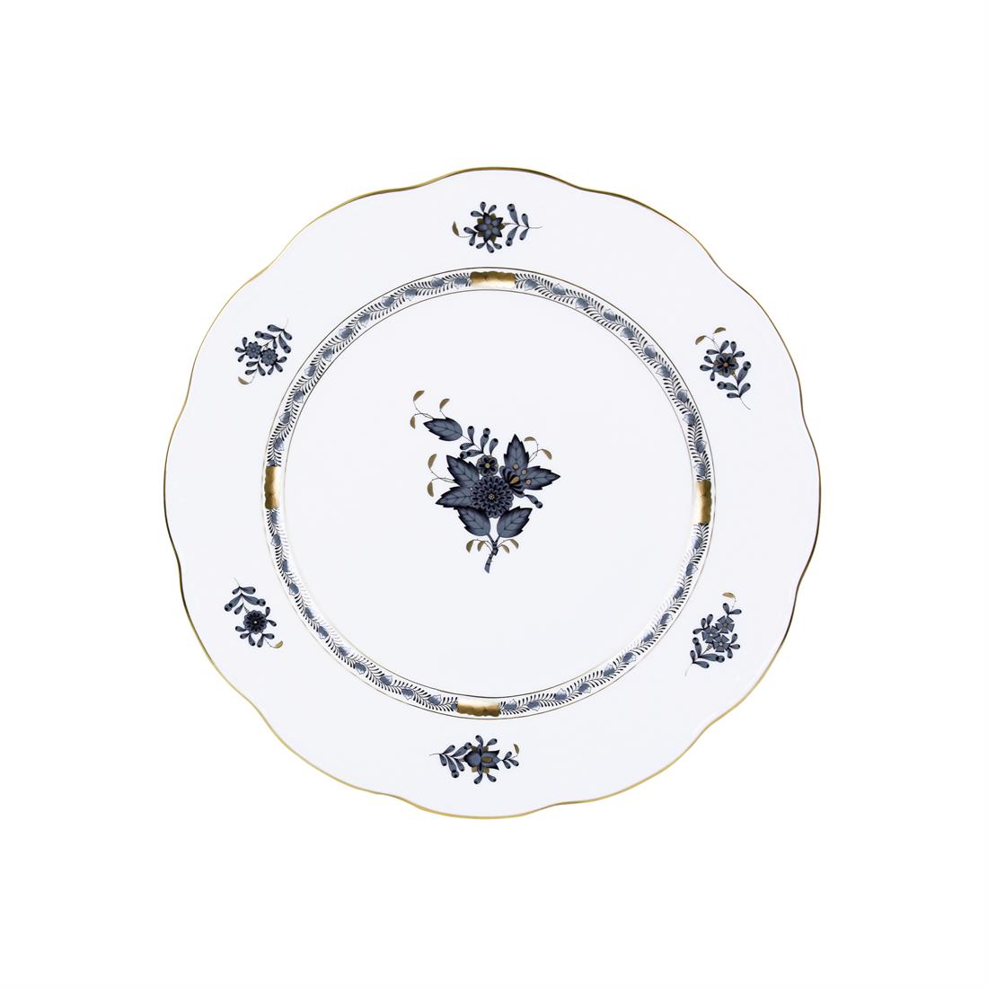 HEREND Yemek Servis Tabağı 25,5cm Apponyi Siyah