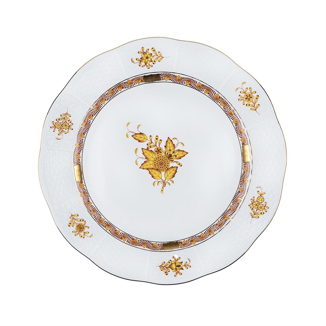 HEREND Yemek Servis Tabağı 25,5cm Apponyi Sarı