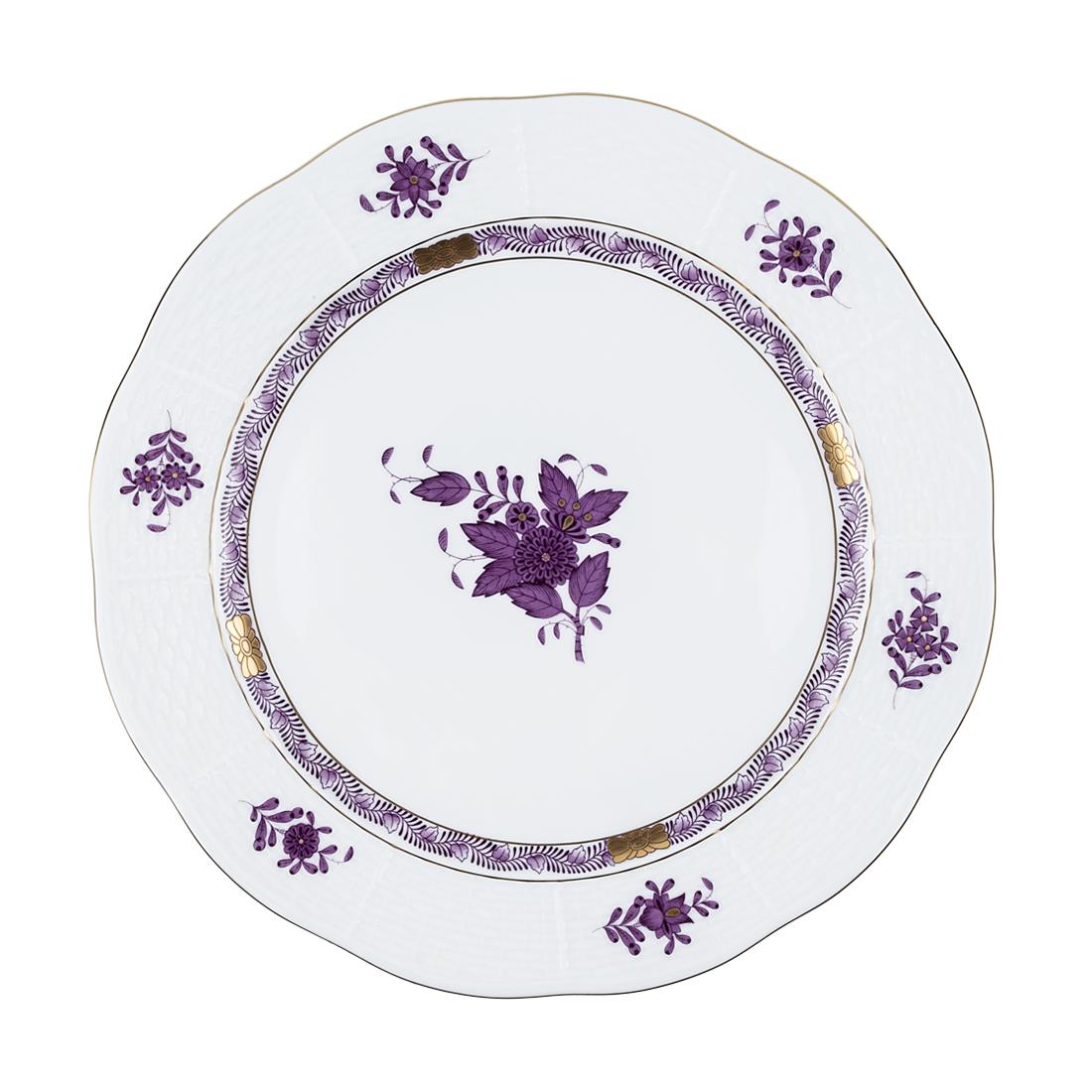 HEREND Yemek Servis Tabağı 25,5cm Apponyi Mor