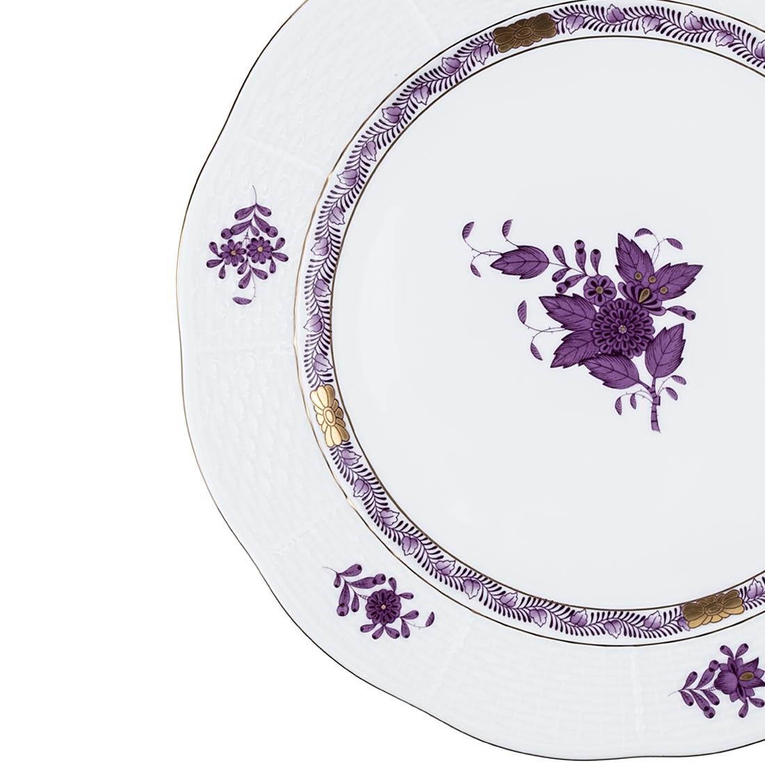 HEREND Yemek Servis Tabağı 25,5cm Apponyi Mor
