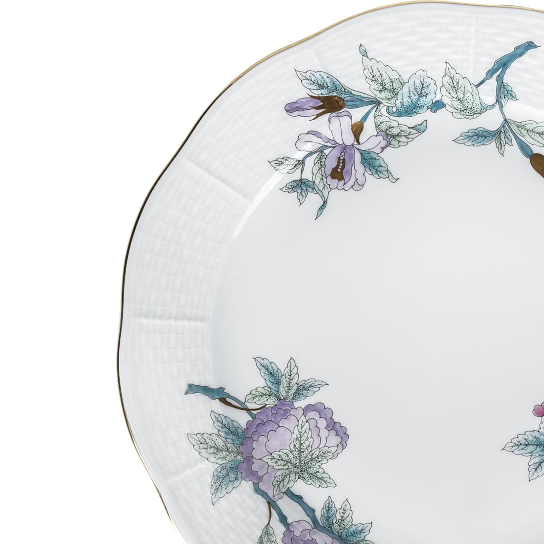 HEREND Yemek Servis Tabağı 25,5cm Victoria Lila Turkuaz
