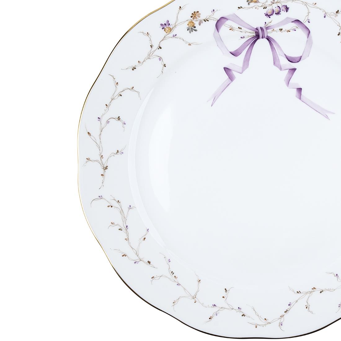 HEREND Dinner Service Plate 26cm EDEN Butterfly Lilac