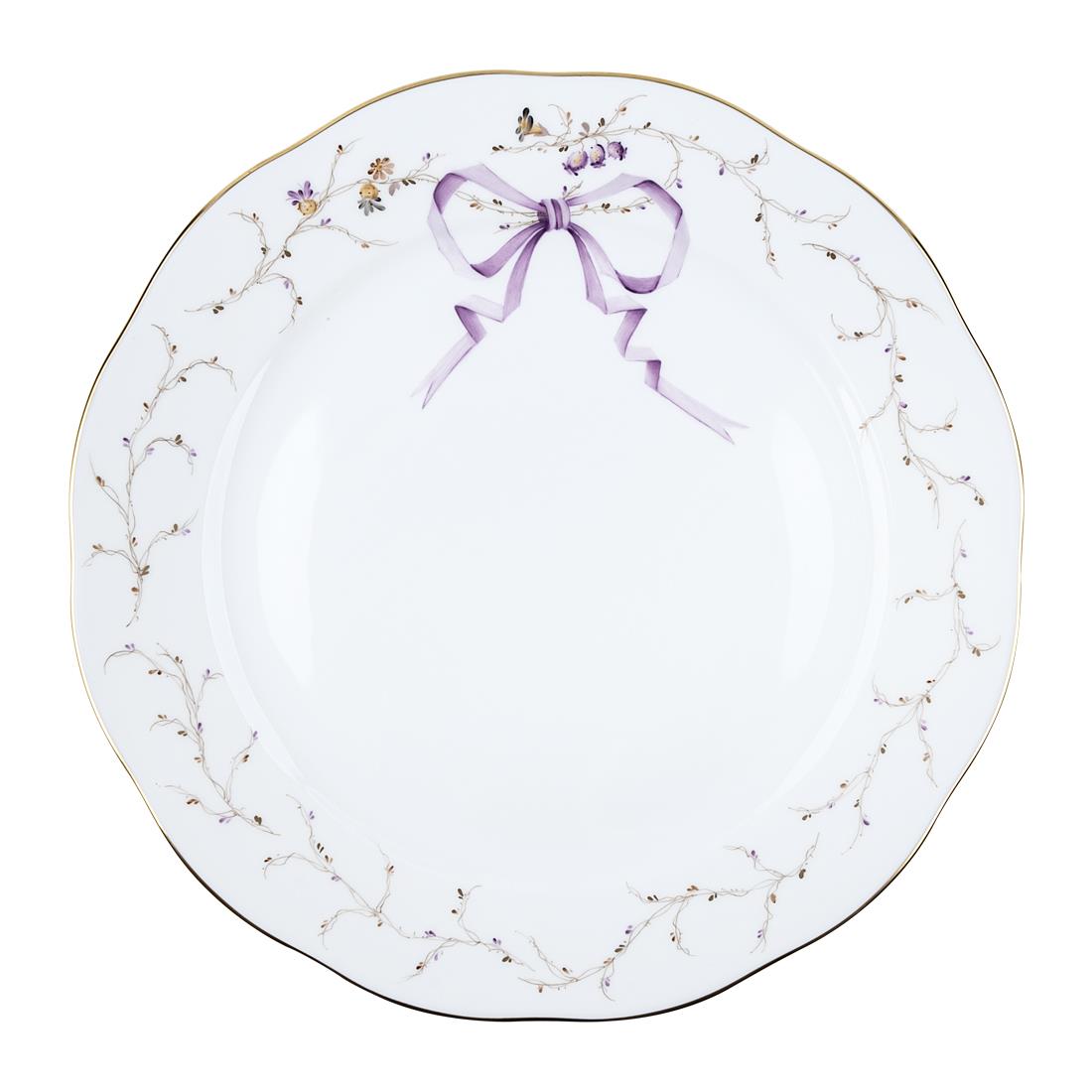 HEREND Dinner Service Plate 26cm EDEN Butterfly Lilac