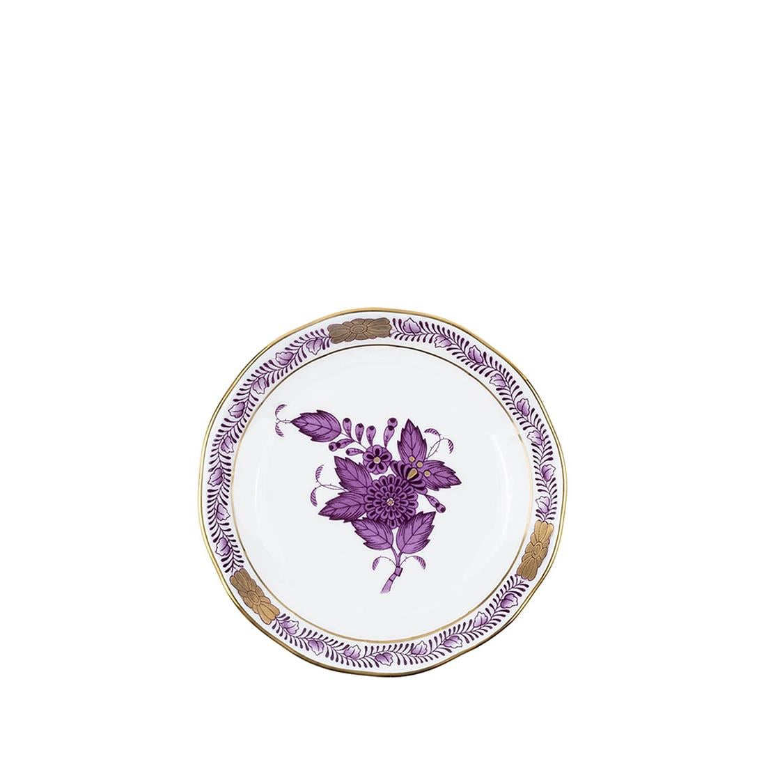 HEREND Yuvarlak Küçük Lokumluk 9,5cm Apponyi Mor