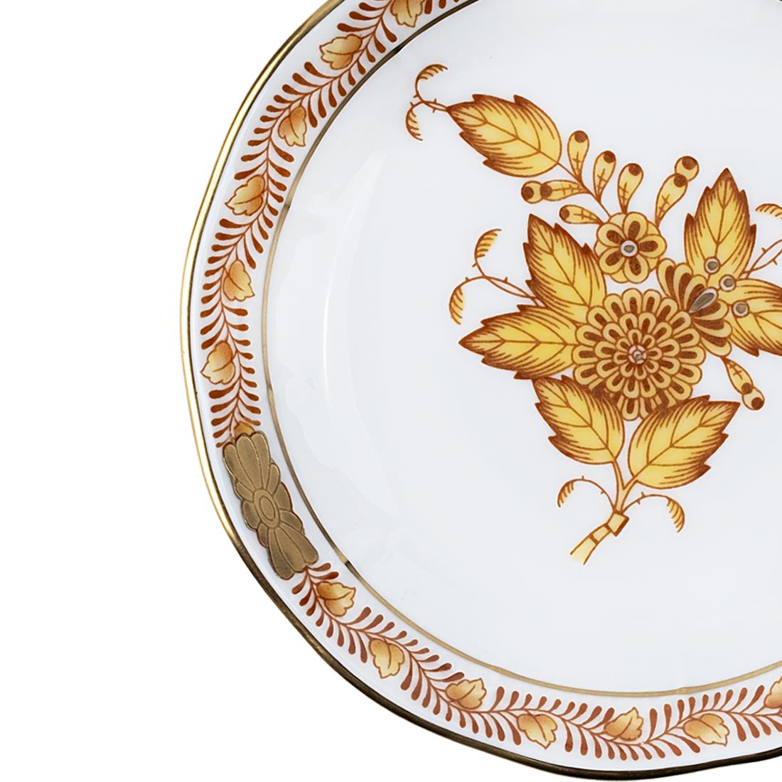 HEREND Yuvarlak Küçük Lokumluk 9,5cm Apponyi Sarı