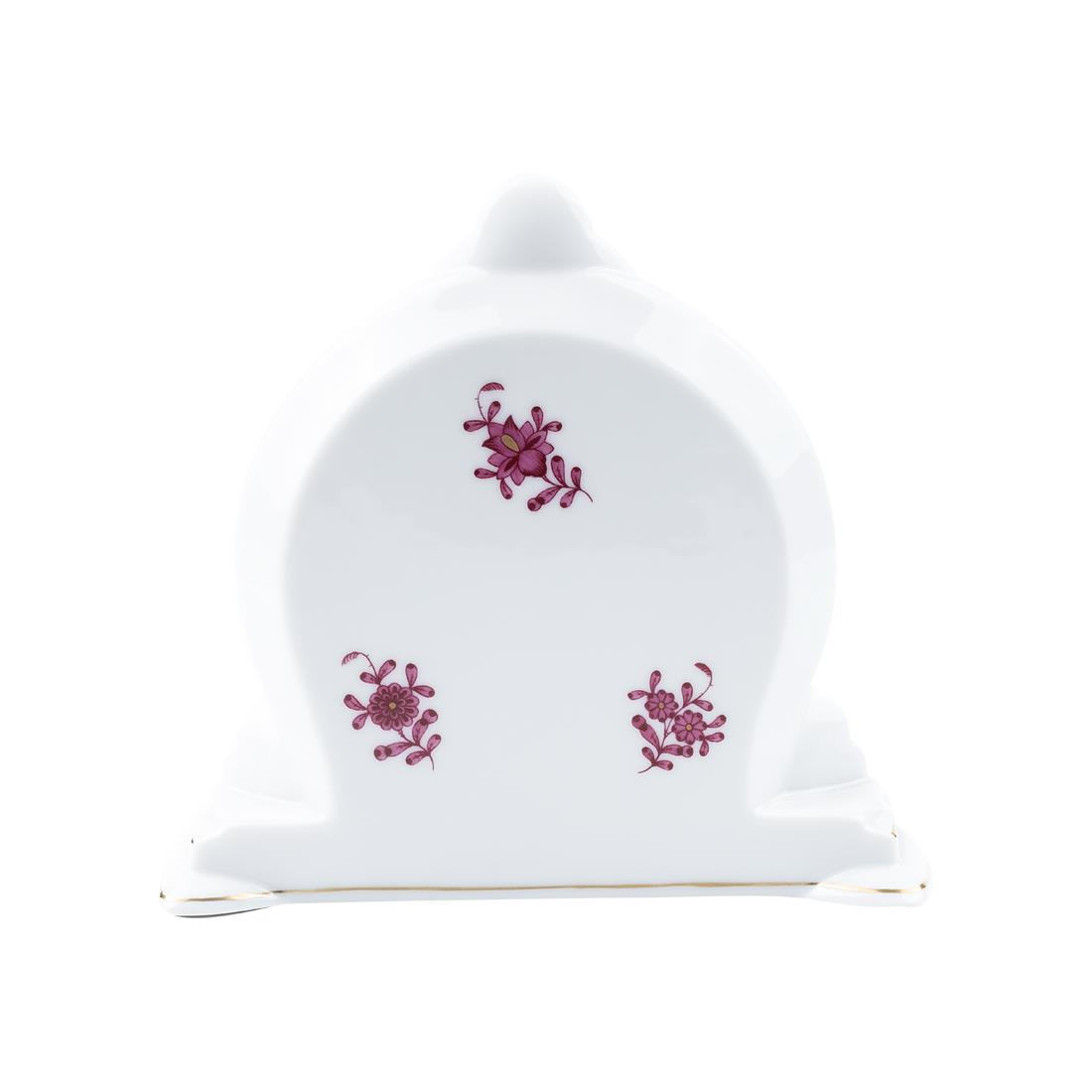 HEREND Yuvarlak Masa Saati 11cm Apponyi Pembe