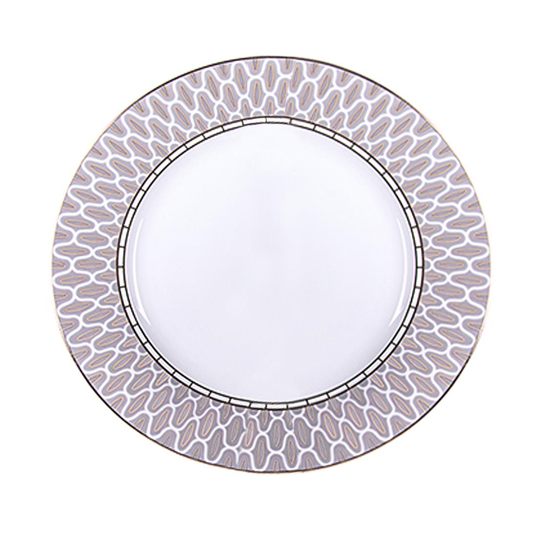IMPERIAL PORCELAIN 18 Parça Yemek Servis Takımı Salamandra Gray