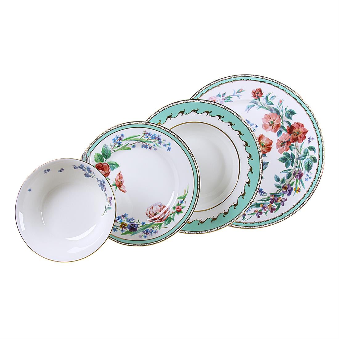 IMPERIAL PORCELAIN 24 Parça Yemek Servis Takımı Smile of Flora