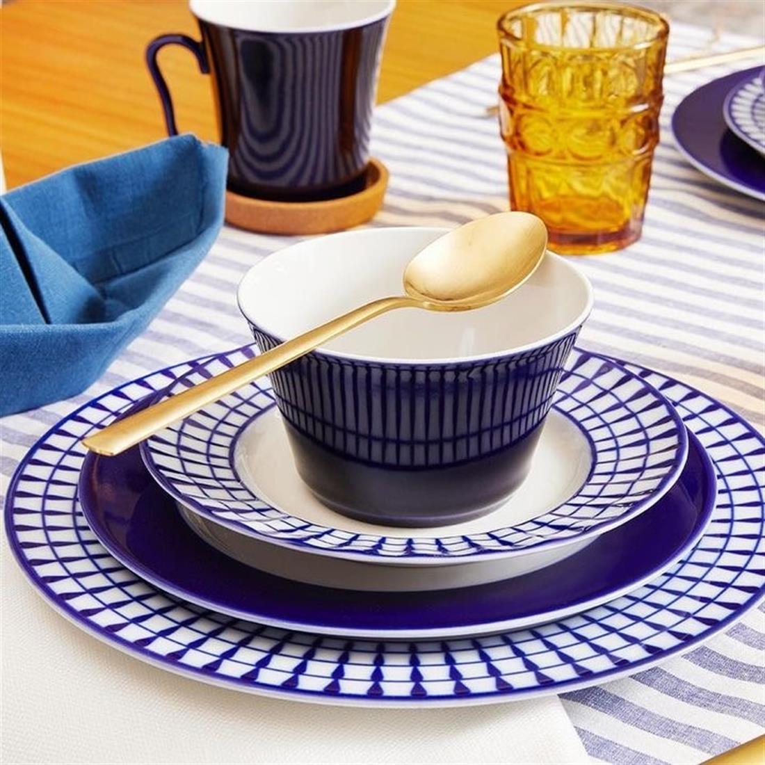 IMPERIAL PORCELAIN 24 Parça Yemek Servis Takımı Classic