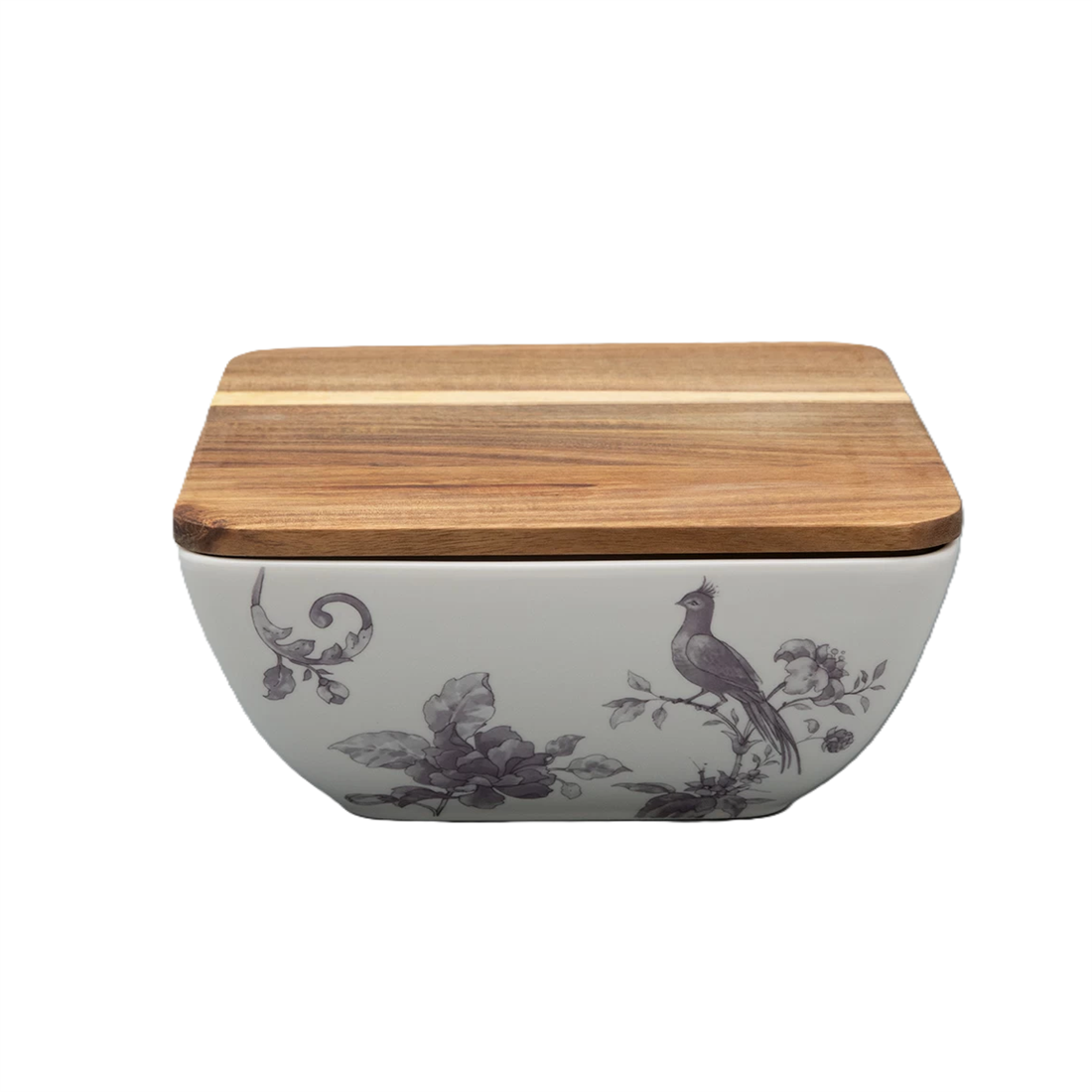IMPERIAL PORCELAIN Ahşap Kapaklı Salata Kasesi 23cm Monplaisir