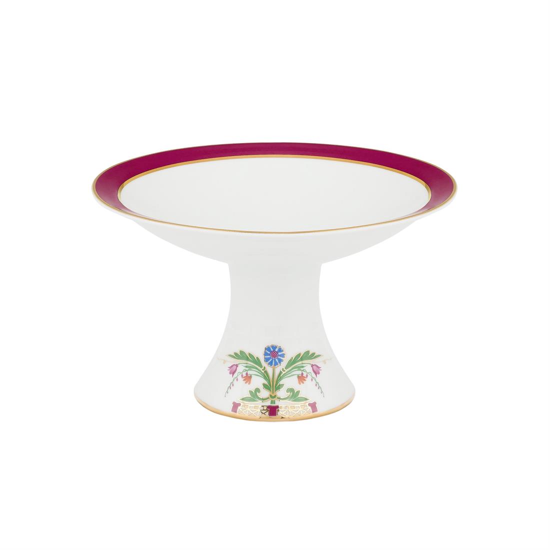 IMPERIAL PORCELAIN Ayaklı Meyvelik Küçük Zamoskvorechye