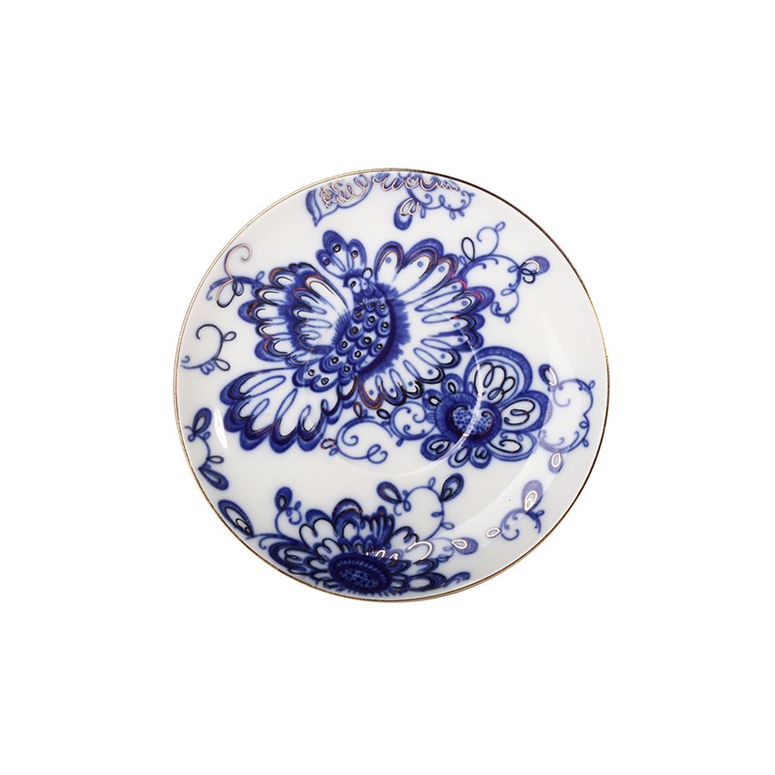 IMPERIAL PORCELAIN Çay Fincanı 230 ml & Pasta Tabağı 18 cm Trio SINGING GARDEN