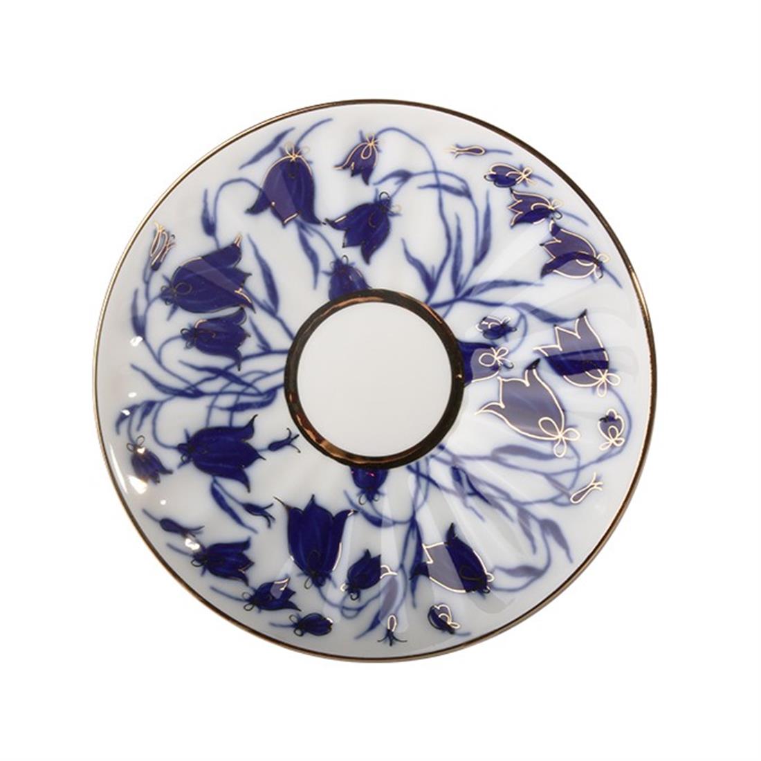 IMPERIAL PORCELAIN Çay Fincanı 235 ml & Pasta Tabağı 18 cm Trio Bellflowers