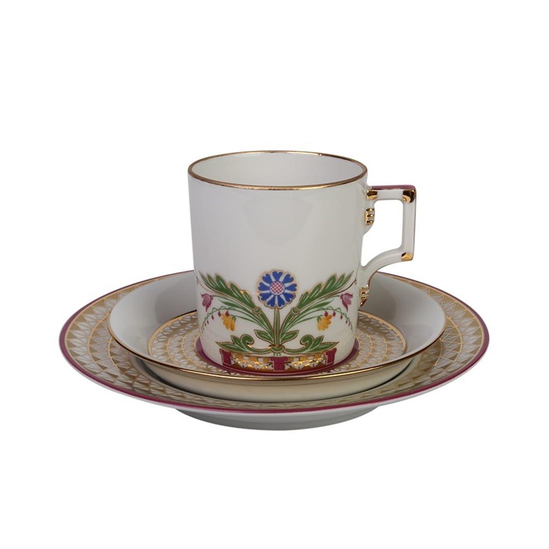 IMPERIAL PORCELAIN Çay Seti 6 kişilik 20 Parça HERALDIC MOSCOW