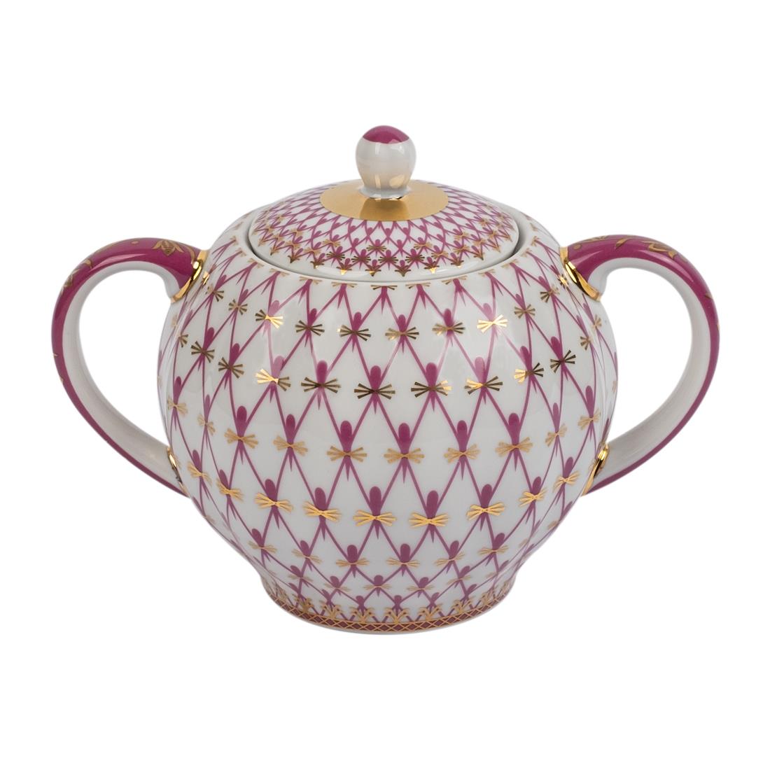 IMPERIAL PORCELAIN Çay Seti 6 kişilik 20 Parça Net-blues Pembe