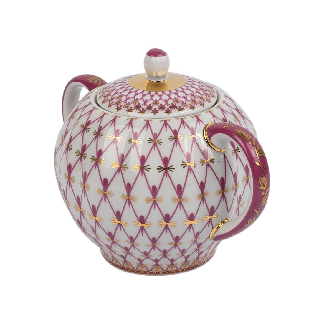 IMPERIAL PORCELAIN Çay Seti 6 kişilik 20 Parça Net-blues Pembe