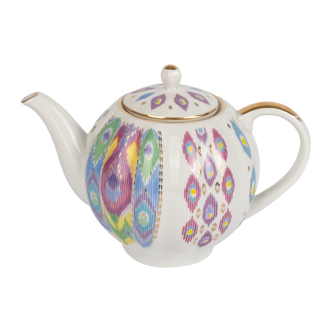 IMPERIAL PORCELAIN Çay Seti 6 kişilik 14 Parça Peacock Feather