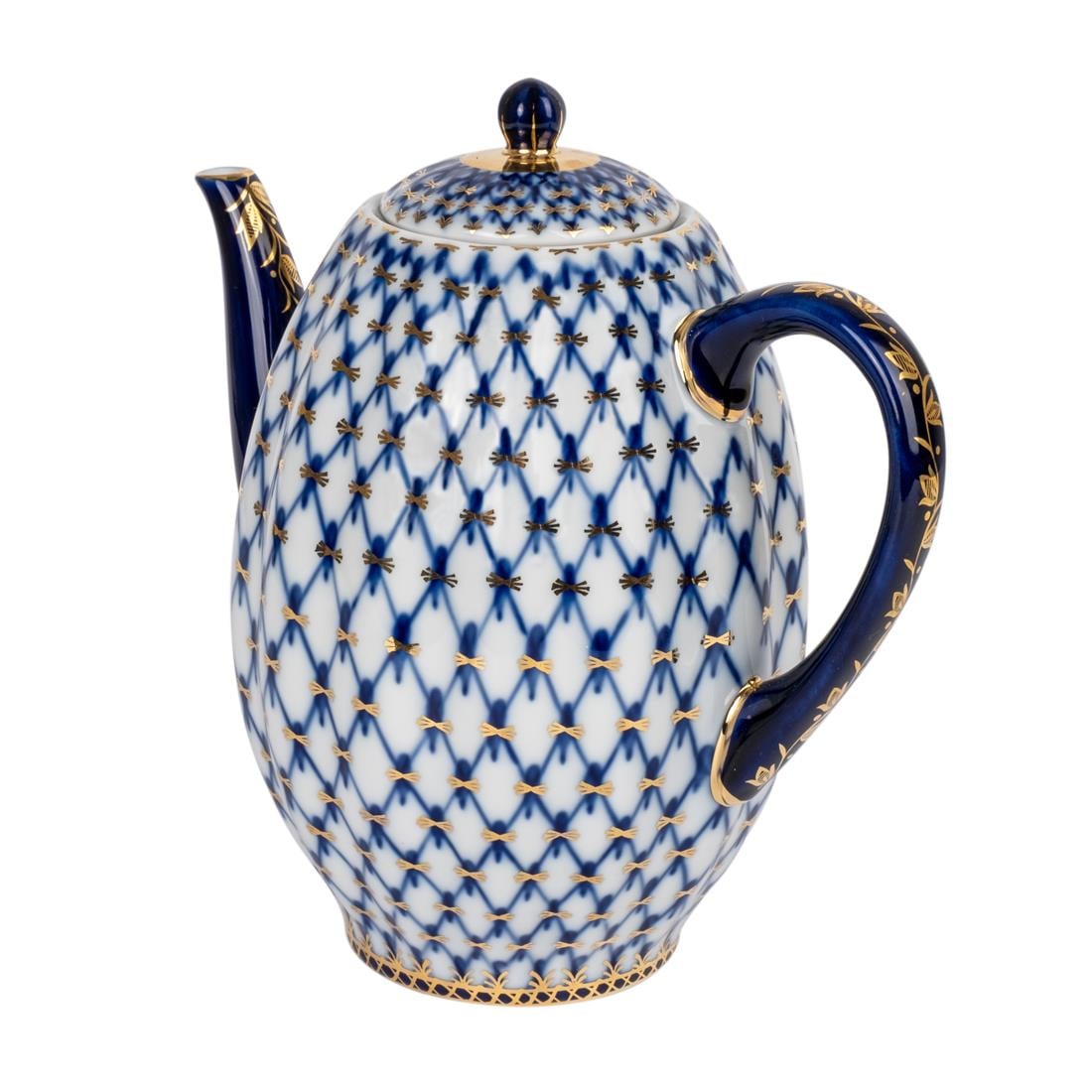 IMPERIAL PORCELAIN Çaydanlık 1200ml Cobalt net Mavi