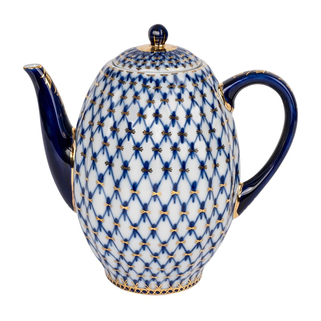 IMPERIAL PORCELAIN Çaydanlık 1200ml Cobalt net Mavi