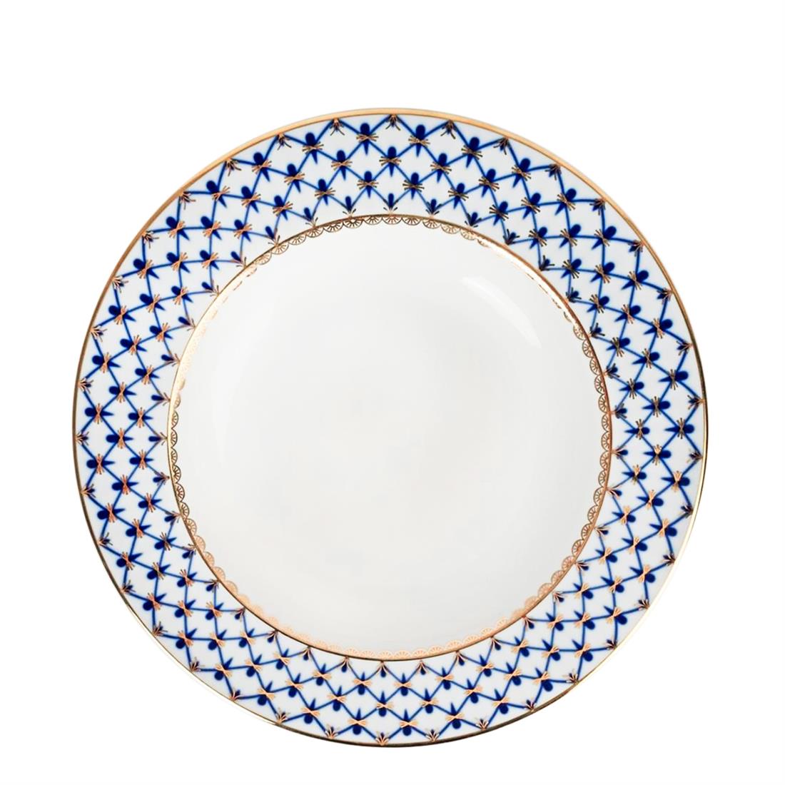IMPERIAL PORCELAIN Çukur Tabak 22,5 cm Cobalt net Mavi