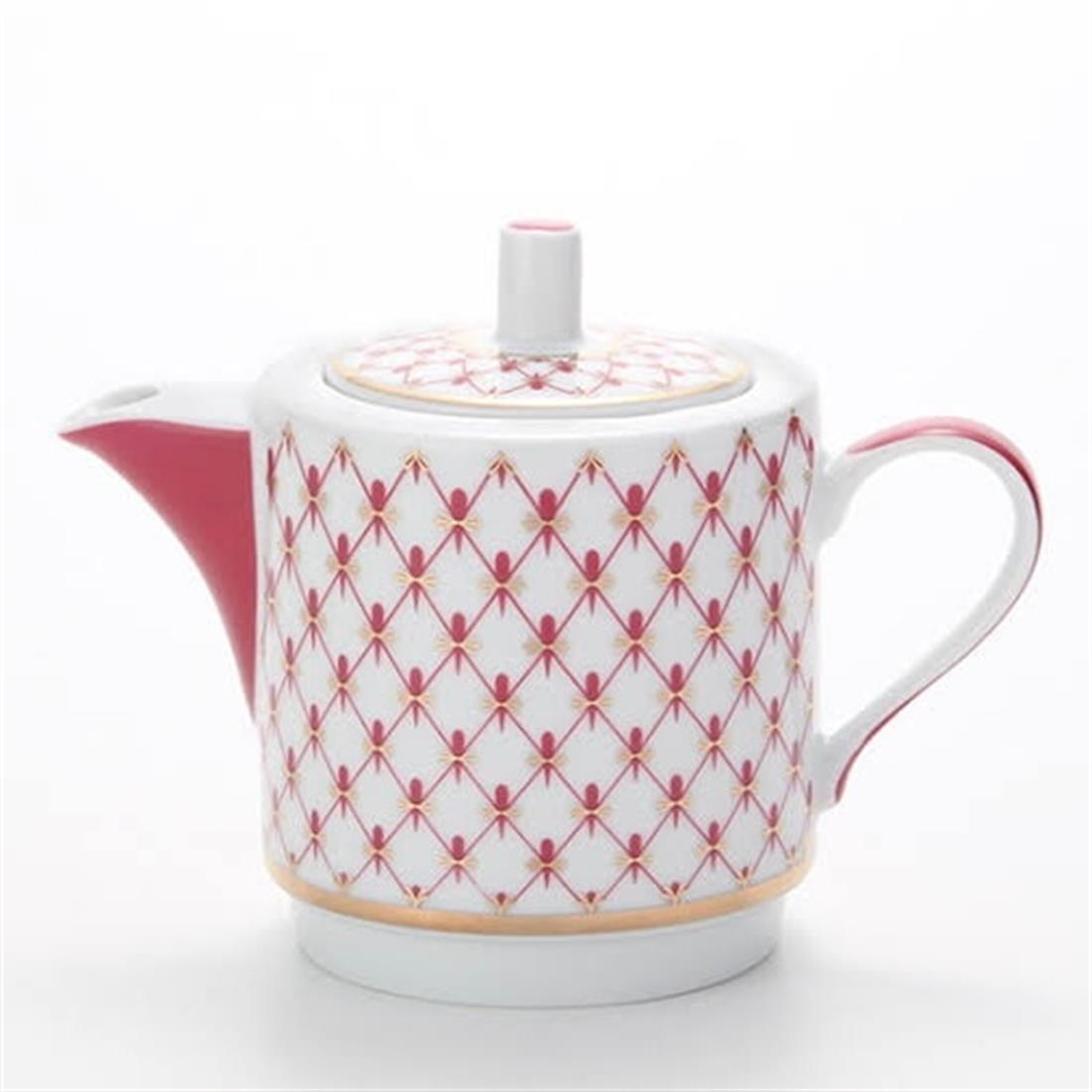 IMPERIAL PORCELAIN Teapot Cup Set Gift Set Net-blues Pink