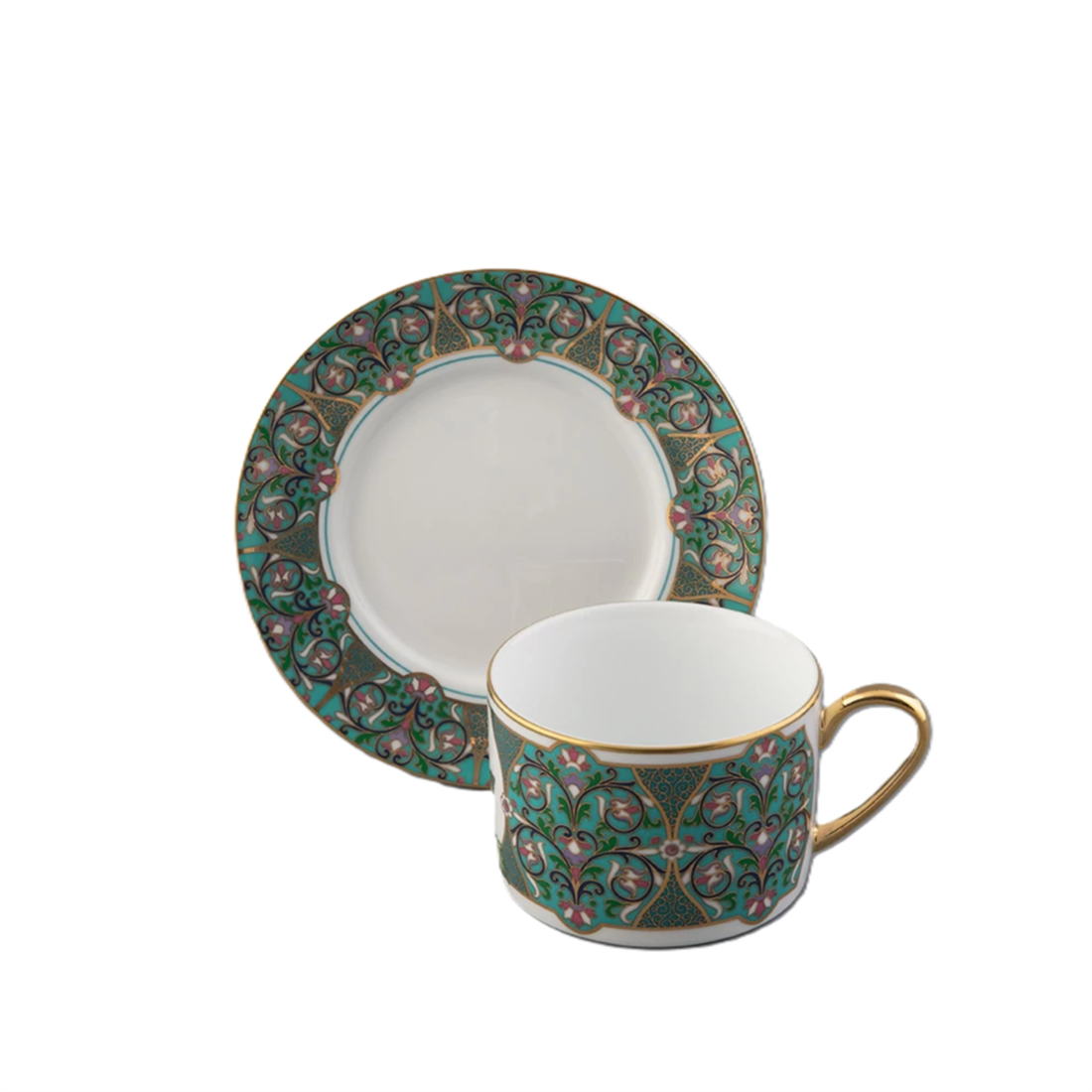 IMPERIAL PORCELAIN Hediye Seti Çay Fincanı 250ml Menekşe