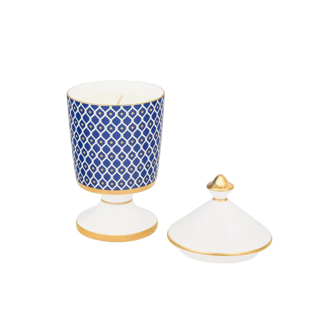 IMPERIAL PORCELAIN Hediye Seti Mum INDIGO