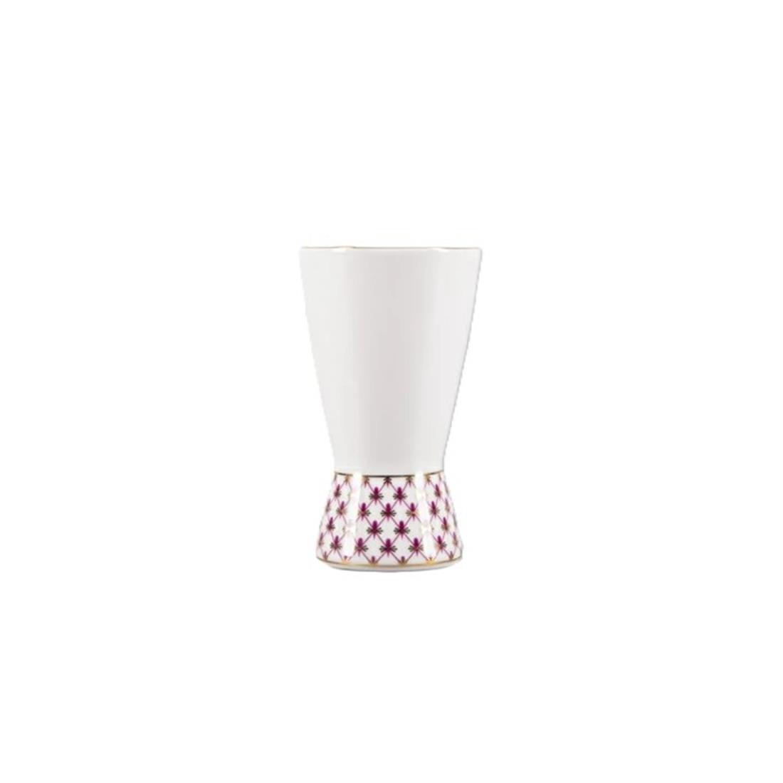 IMPERIAL PORCELAIN İnce Küçük Vazo Net-blues Pembe