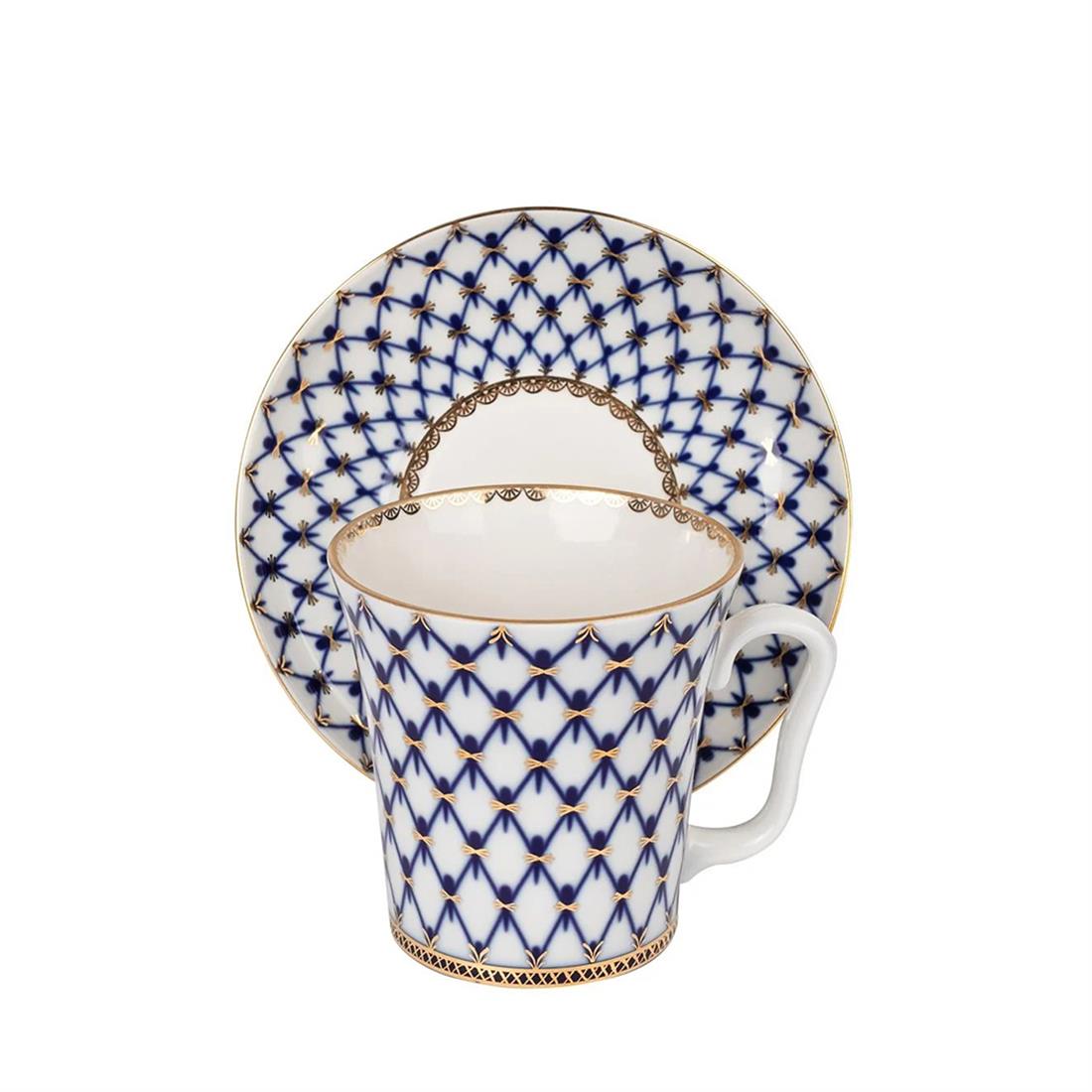 IMPERIAL PORCELAIN Kupa 360 ml Cobalt net Mavi