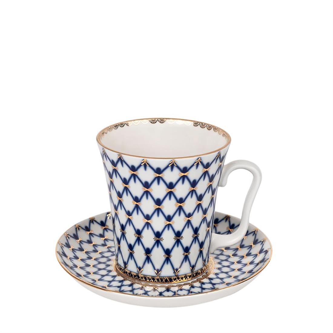 IMPERIAL PORCELAIN Kupa 360 ml Cobalt net Mavi