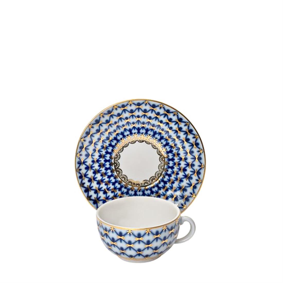 MiNi IMPERIAL PORCELAIN  Fincan Cobalt Net Mavi 40 ml