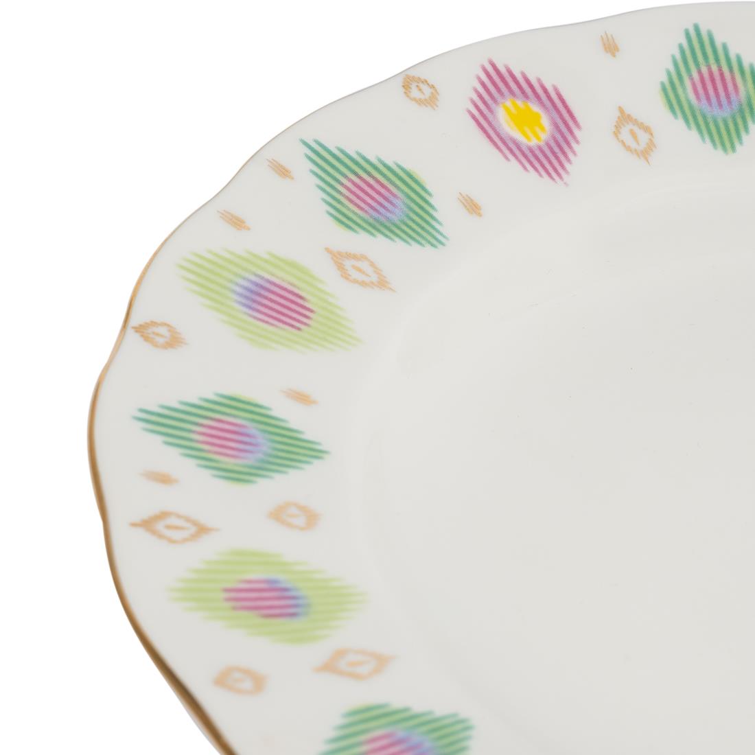IMPERIAL PORCELAIN Pasta Tabağı 18 cm Peacock Feather